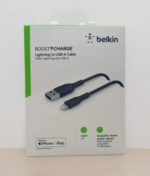 BELKIN BOOST CHARGE LIGHTNING TO USB-A CABLE 1M | BLACK